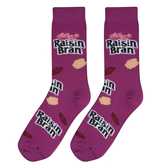 Crazy Raisin Bran Novelty Socks - Picture 4 of 5